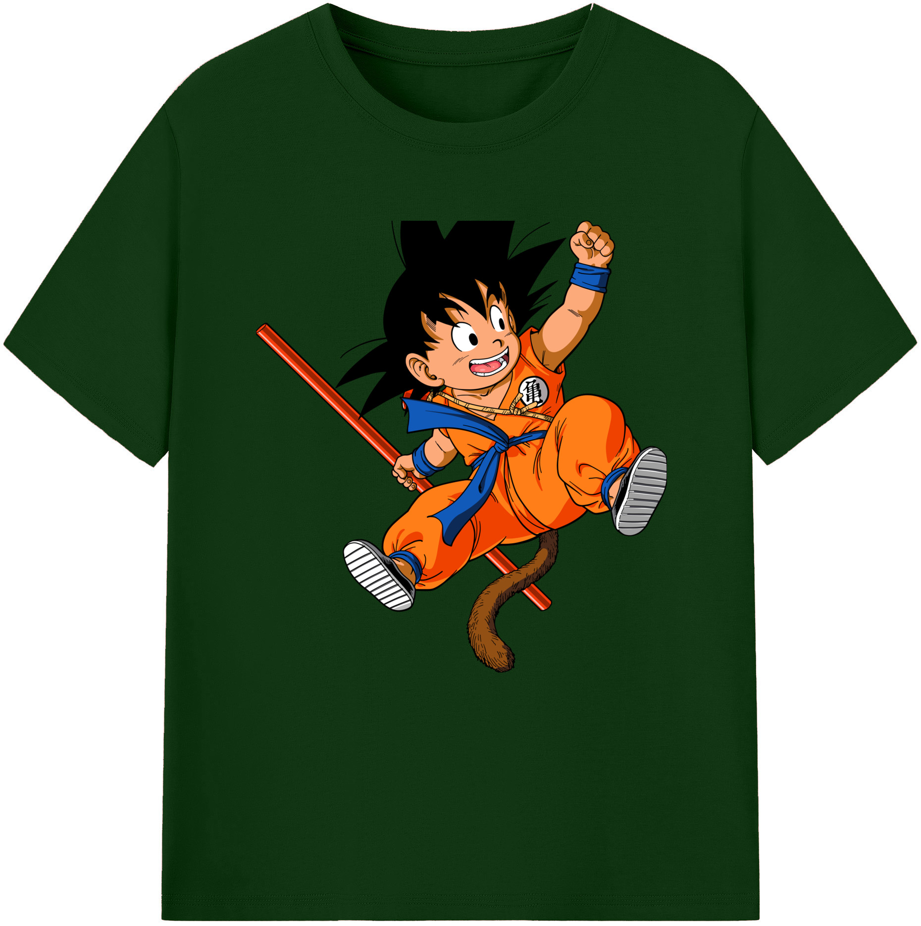 （画像用） ドラゴンボール 孫悟空（そん ごくう）Son Goku カカロット DRAGON BALL Kakarotto 綿100％半袖Tシャツ（フロントプリント）